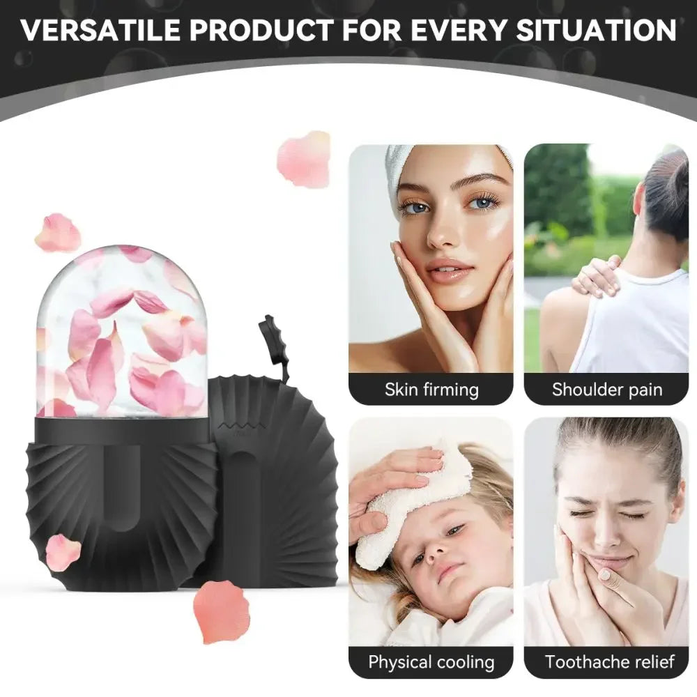 Silicone Cube Facial Ice Roller