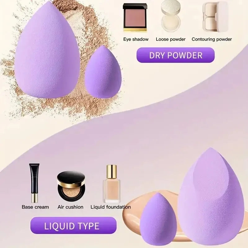 Purple Makeup Puff Collection