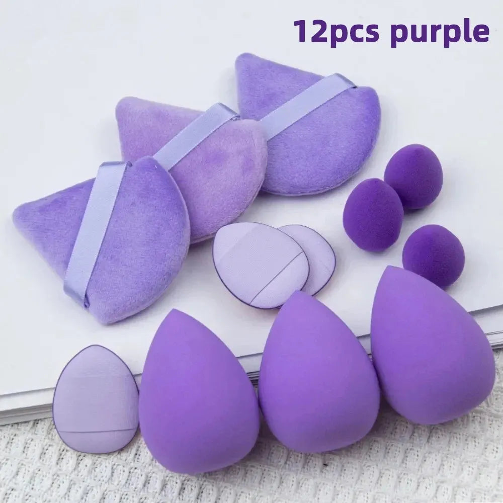 Purple Makeup Puff Collection